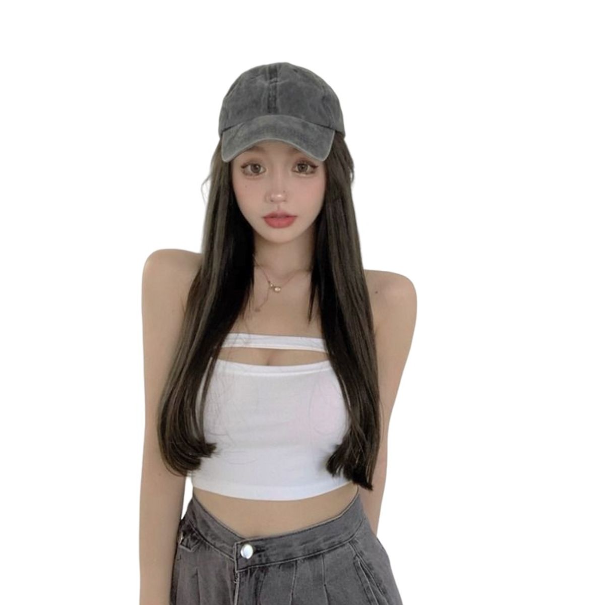 GARSIL - Polera Sin Tirantes Corta - Peto - Crop Top Para Mujer