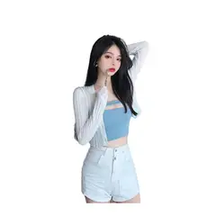 GARSIL - Polera Sin Tirantes Corta - Peto - Crop Top Para Mujer