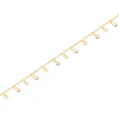 JB JOYAS BARON - Pulsera Plata Esterlina 925 Gotas Circonita Revestido