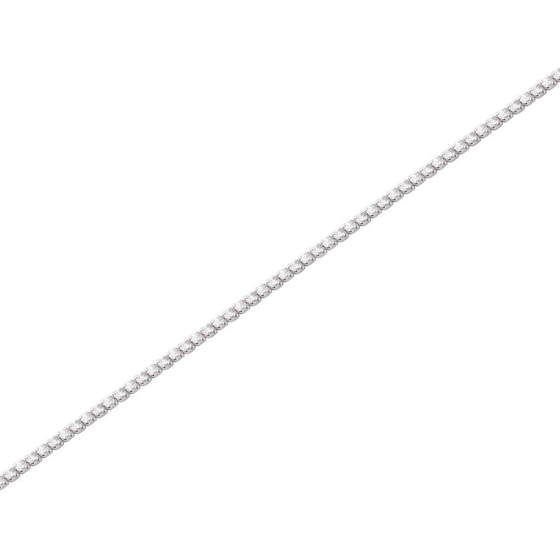 JB JOYAS BARON - Pulsera de Plata Esterlina 925 Danza de Circonitas