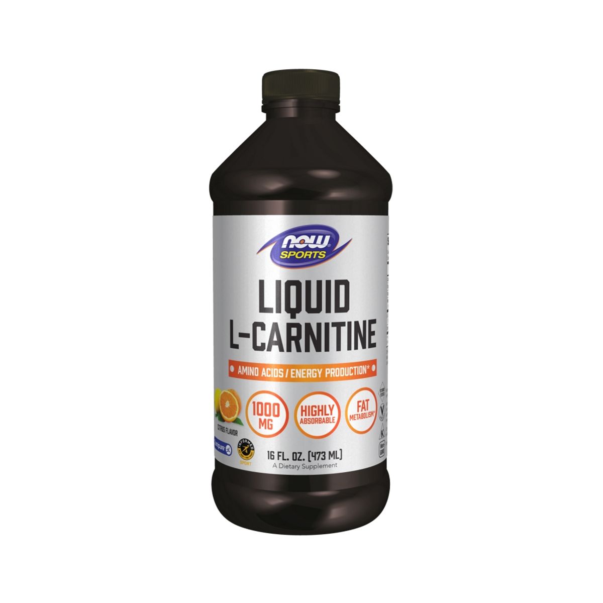 NOW - Liquid L-Carnitine 473ml - Now Foods