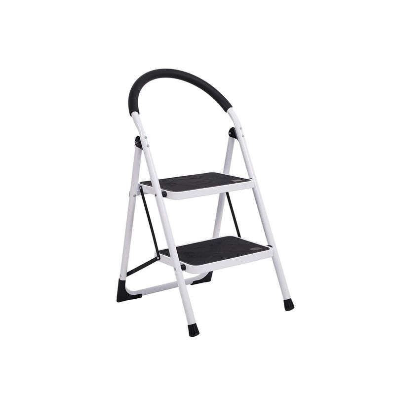 MUNDO ONLINE - Escalera Piso Escala Plegable 2 Peldaños Resistente