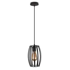 GENERICO - Lámpara Colgante Vintage Ovalada Lámparas Living Comedor E27