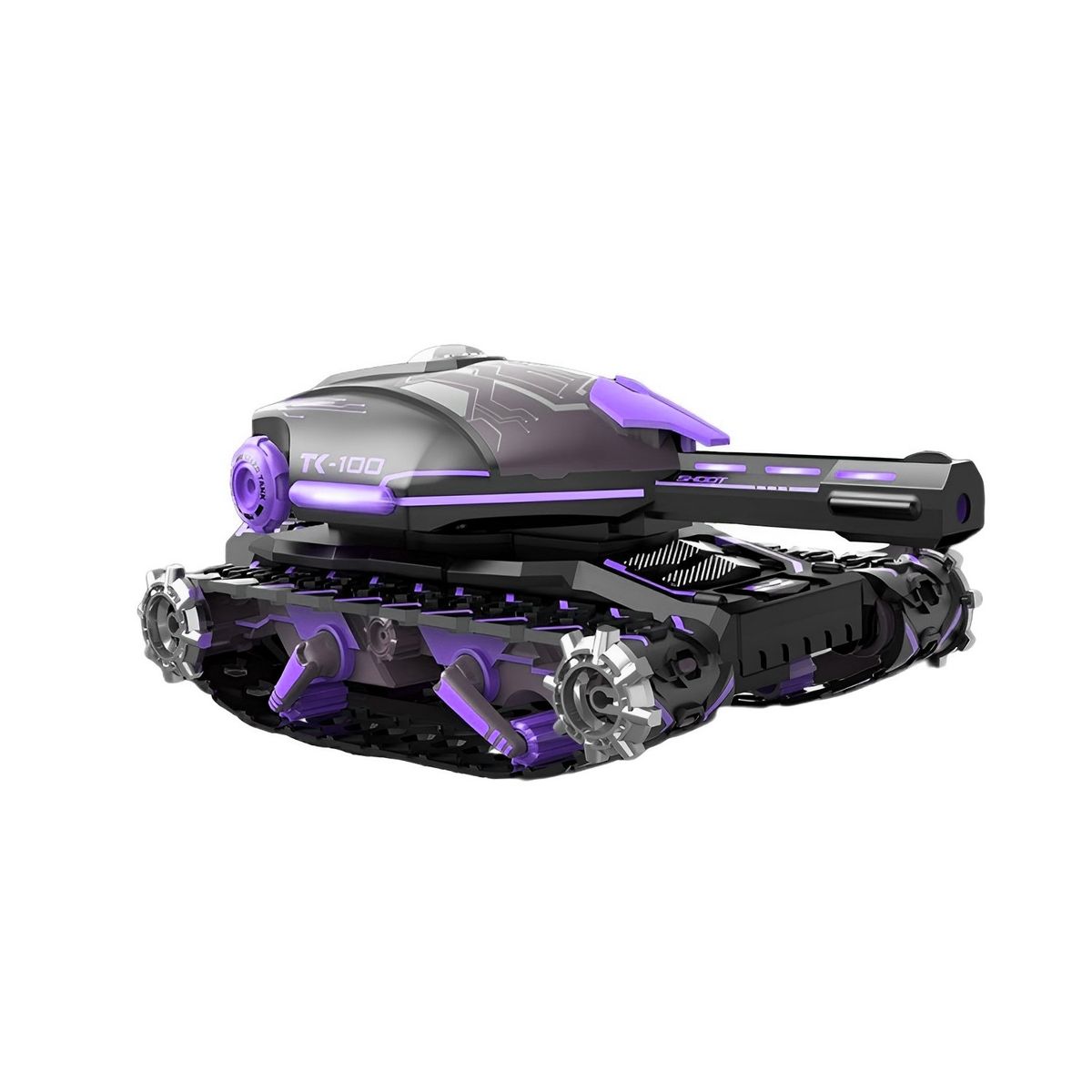 MUNDO ONLINE - Auto Tanque a Control Remoto Lanza Bombas de Agua Morado