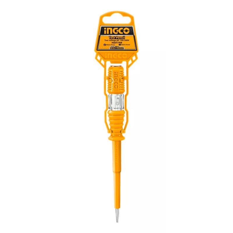 INGCO - Destornillador Probador Corriente Tester Voltaje Hsdt1908