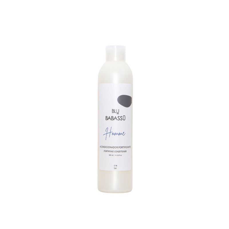 BLU BABASSU - Acondicionador Homme Men Fortificante con Aceite de Babassu 395ml..-