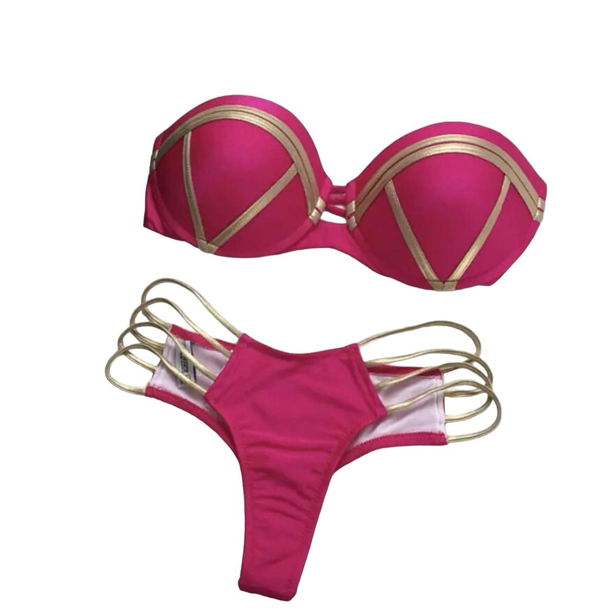 GENERICO - Traje De Baño Bikini Metalizados