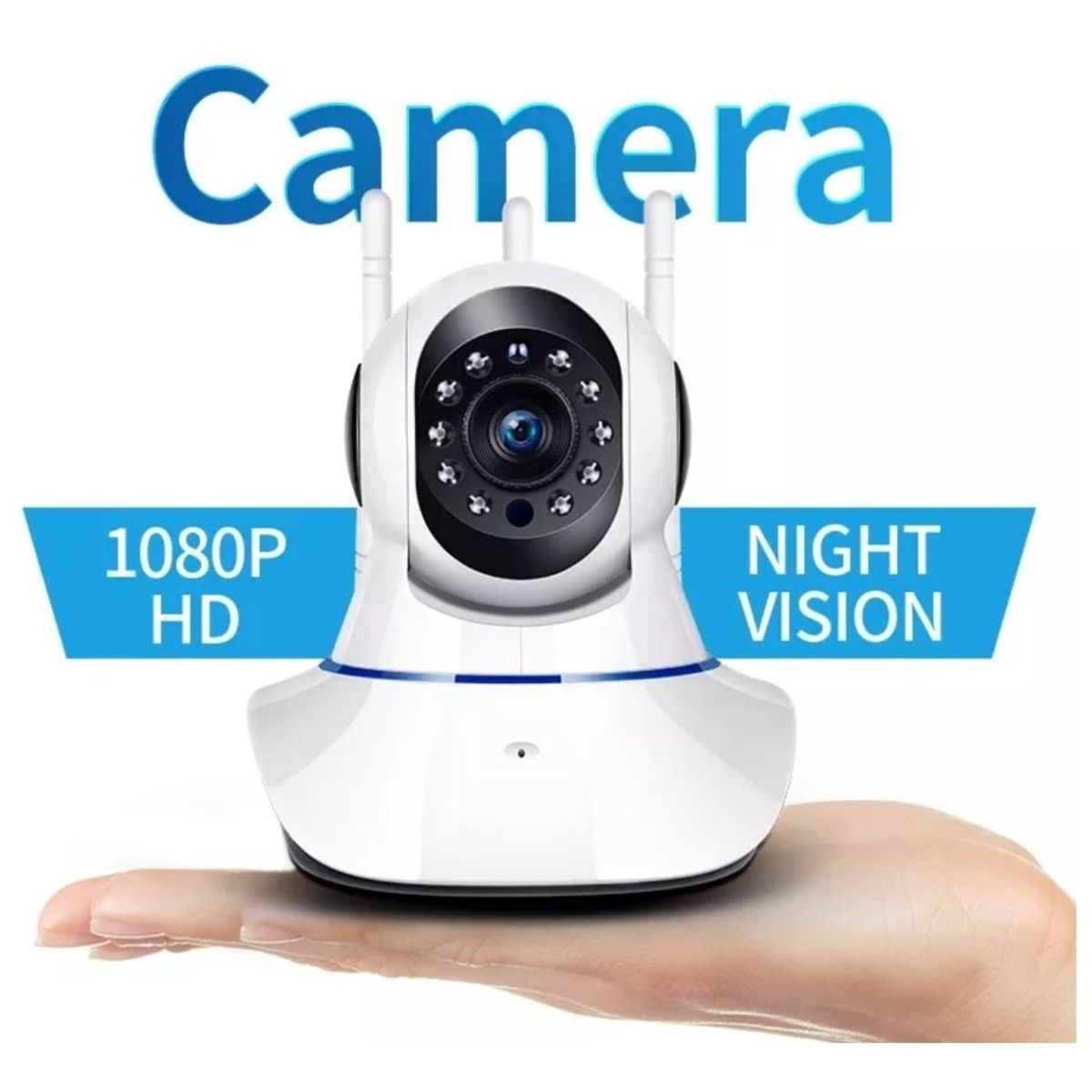 GENERICO - X2 Camara Ip Wifi Hd Motorizada Vision Nocturna 360