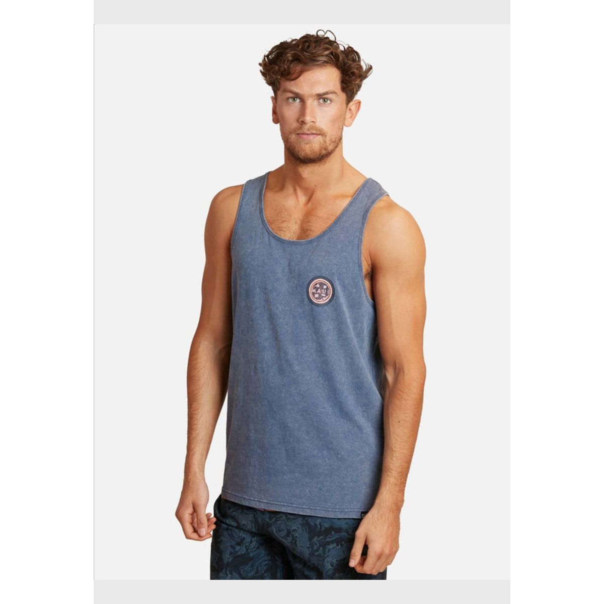 MAUI AND SONS - Polera Sm Venice Beach Tanks Denim Hombre Maui and sons