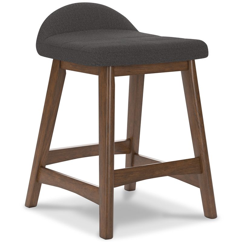 ASHLEY - Par de taburetes bar Lyncott charcoal
