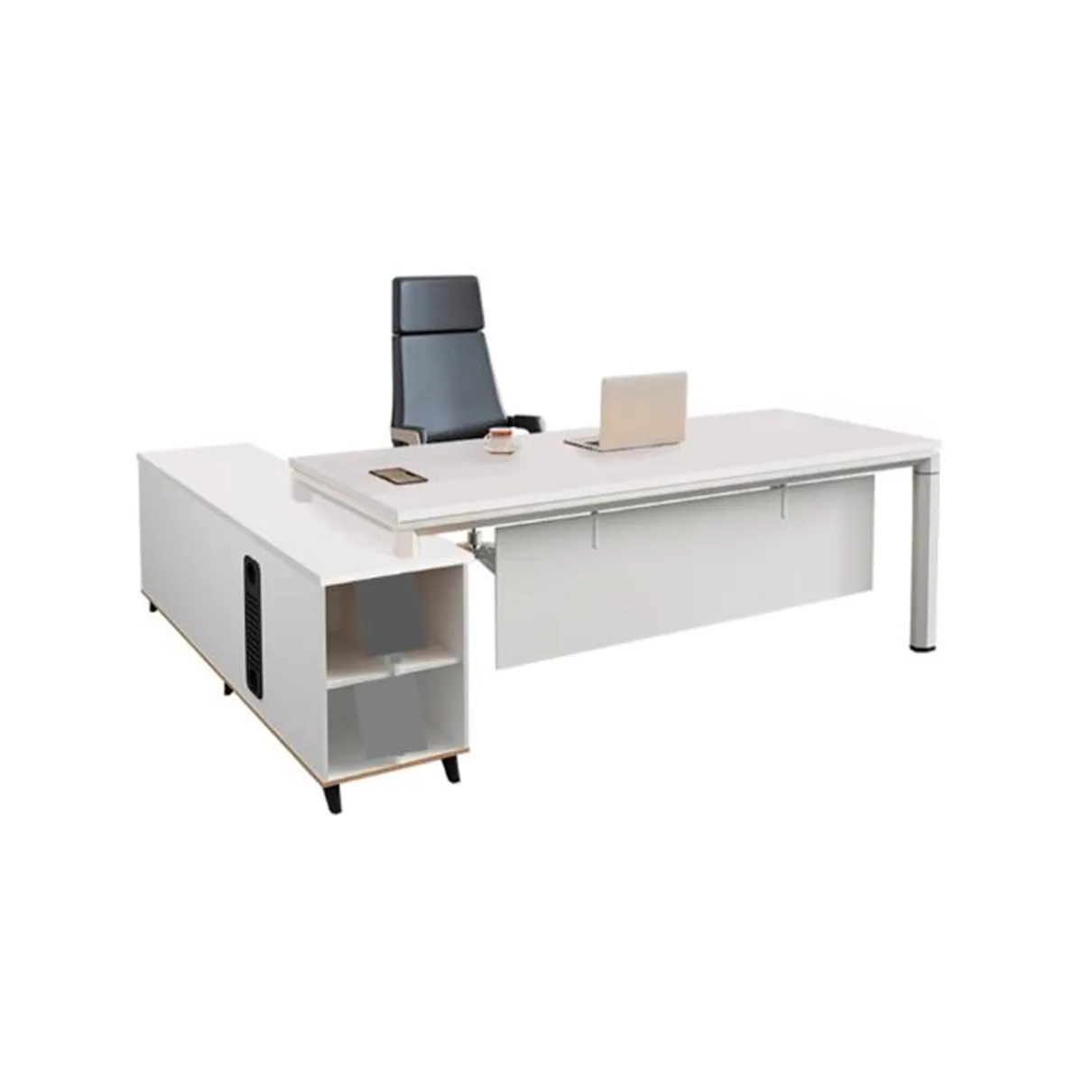 GENERICO - Escritorio Ejecutivo Premium 1 Persona - Mueble lateral Derecho