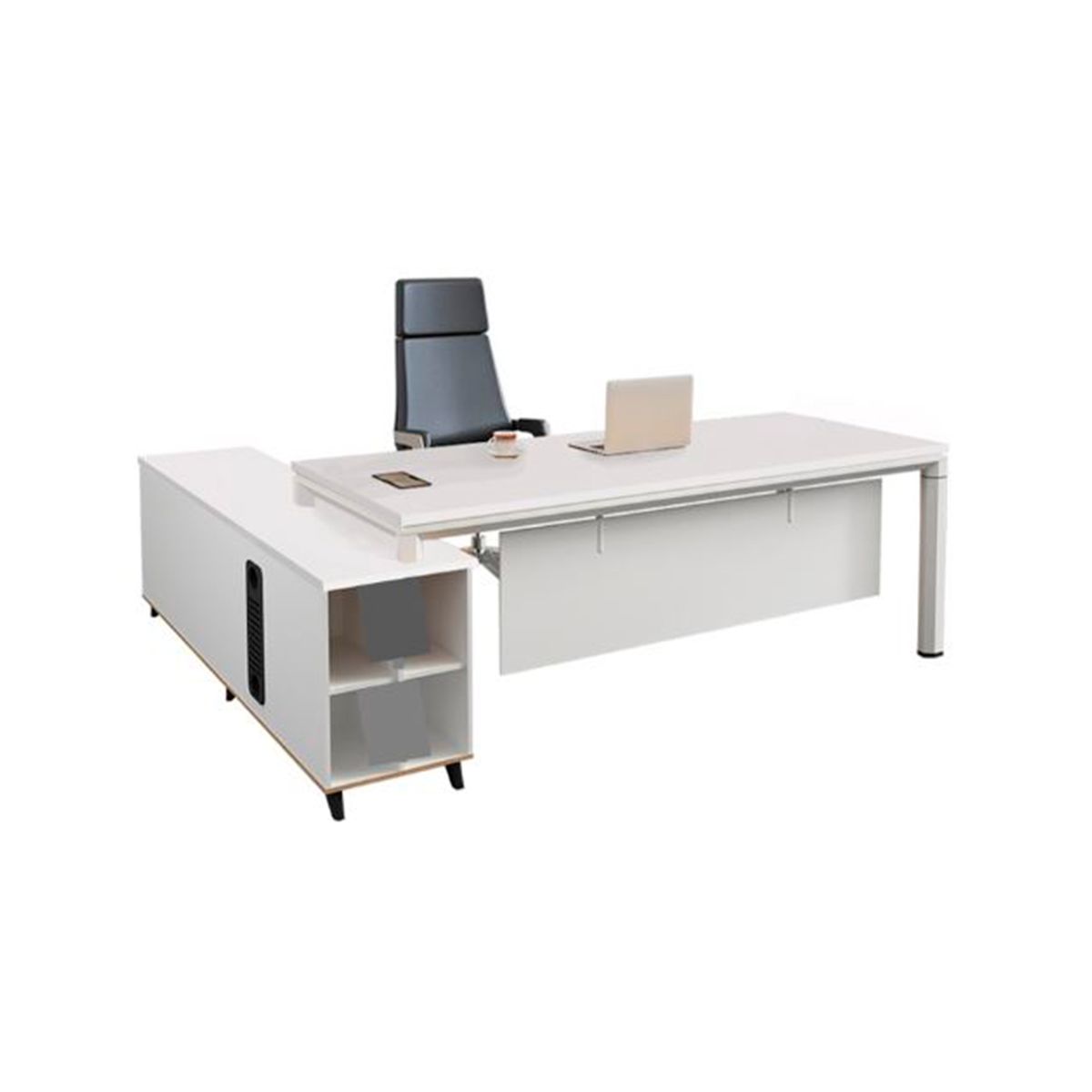 GENERICO - Escritorio Ejecutivo Premium 1 Persona - Mueble lateral Derecho