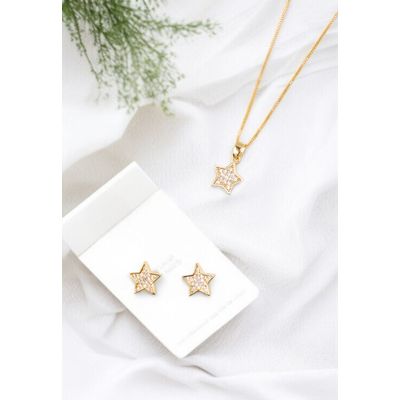 Imagen 2 del producto Conjunto Estelar Gold Con Micro Circones