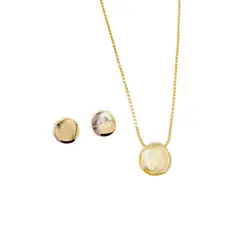 JOYAS MONTERO - Conjunto Ari Gold Con Baño de Oro 24k
