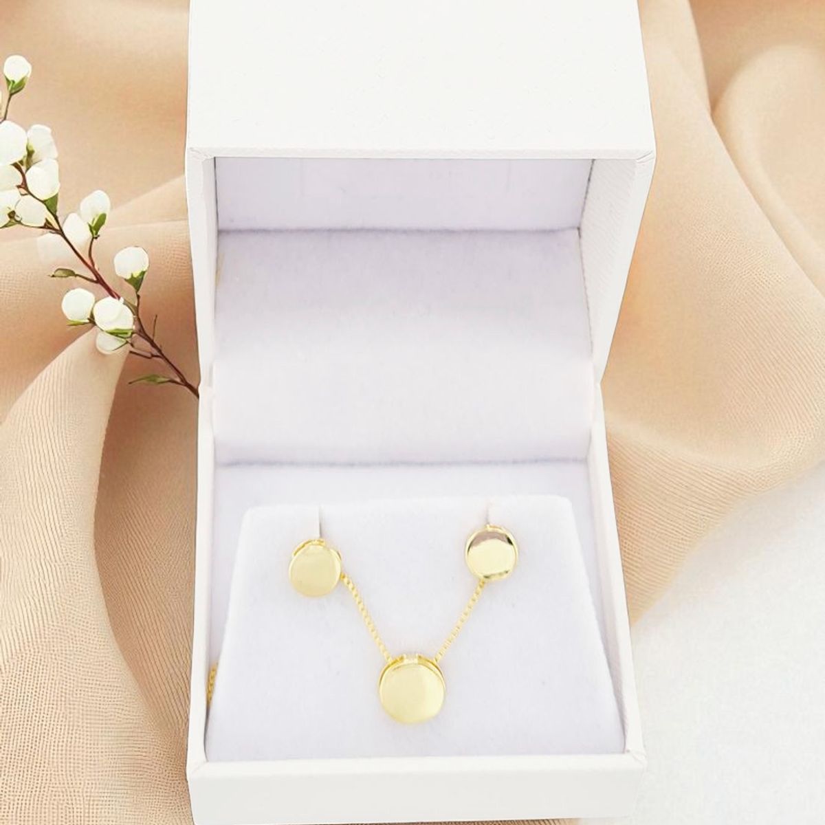 JOYAS MONTERO - Conjunto Ari Gold Baño de Oro 24k