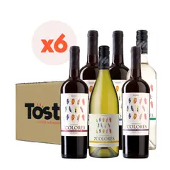 7 COLORES - 6x Mix Vinos Reserva Cepas