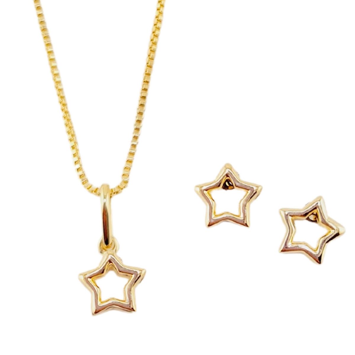 JOYAS MONTERO - Conjunto Maria Gold Con Baño de Oro 24k