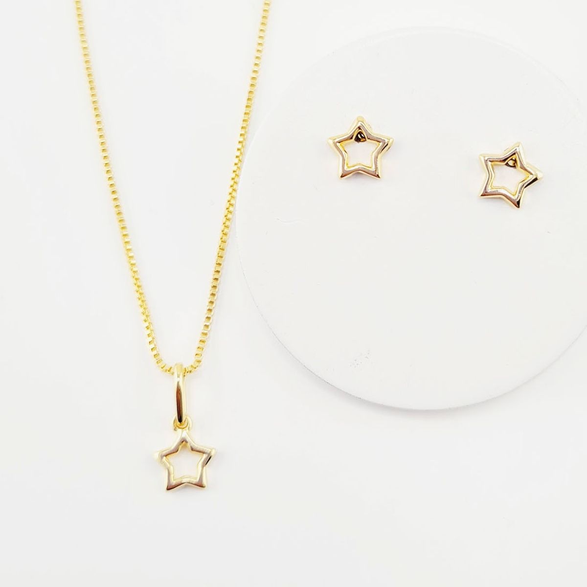 JOYAS MONTERO - Conjunto Maria Gold Con Baño de Oro 24k