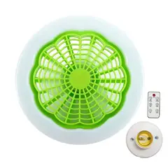 GENERICO - Ventiladores de techo con luz Led Control Remoto E27