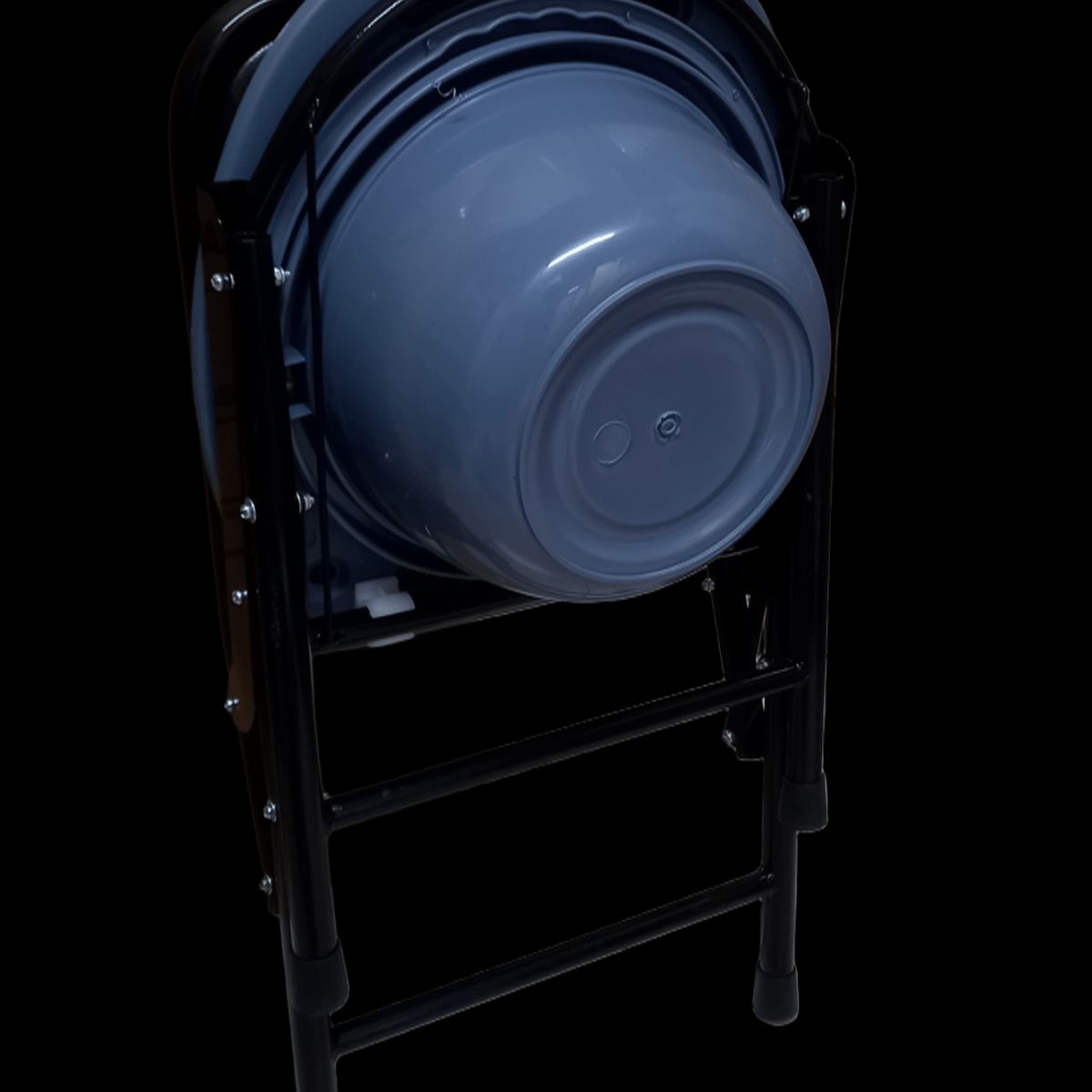 EKIPOMED - Silla Baño Portátil Plegable con Repositorio