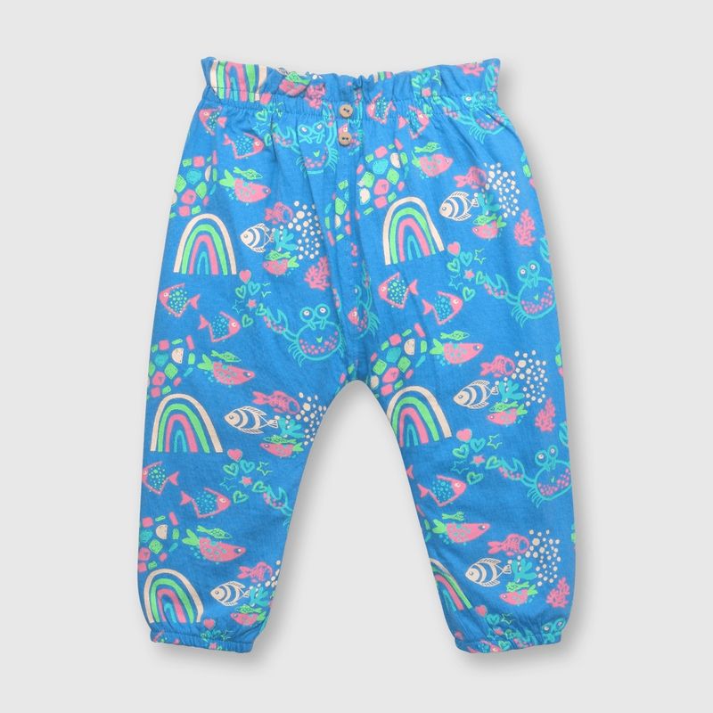 COLLOKY - Pantalón de bebé niña liviano royal blue (3 a 36 meses) 9-12 meses