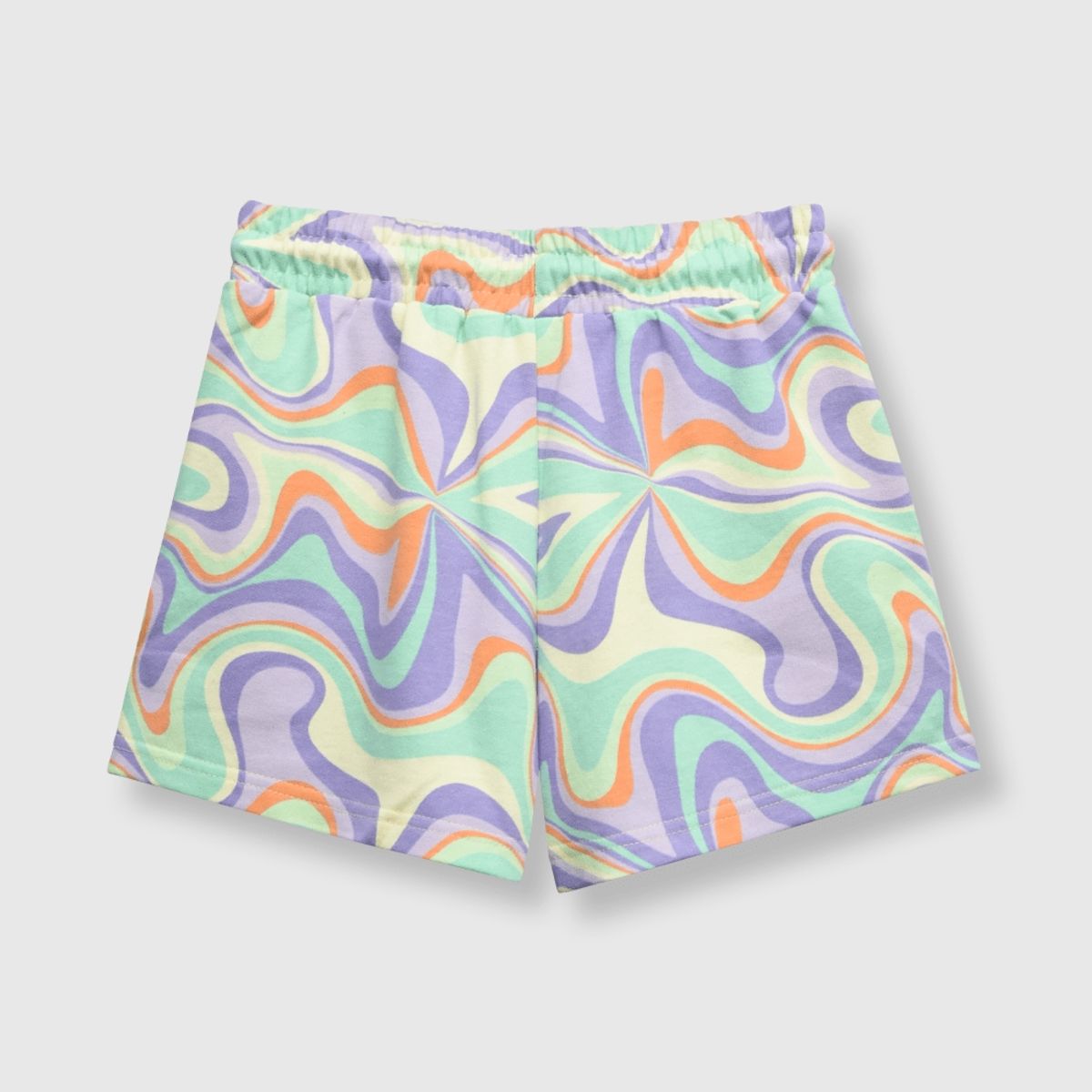 COLLOKY - Short de niña sicodelico lila (2 a 12 años) 3-4 Años