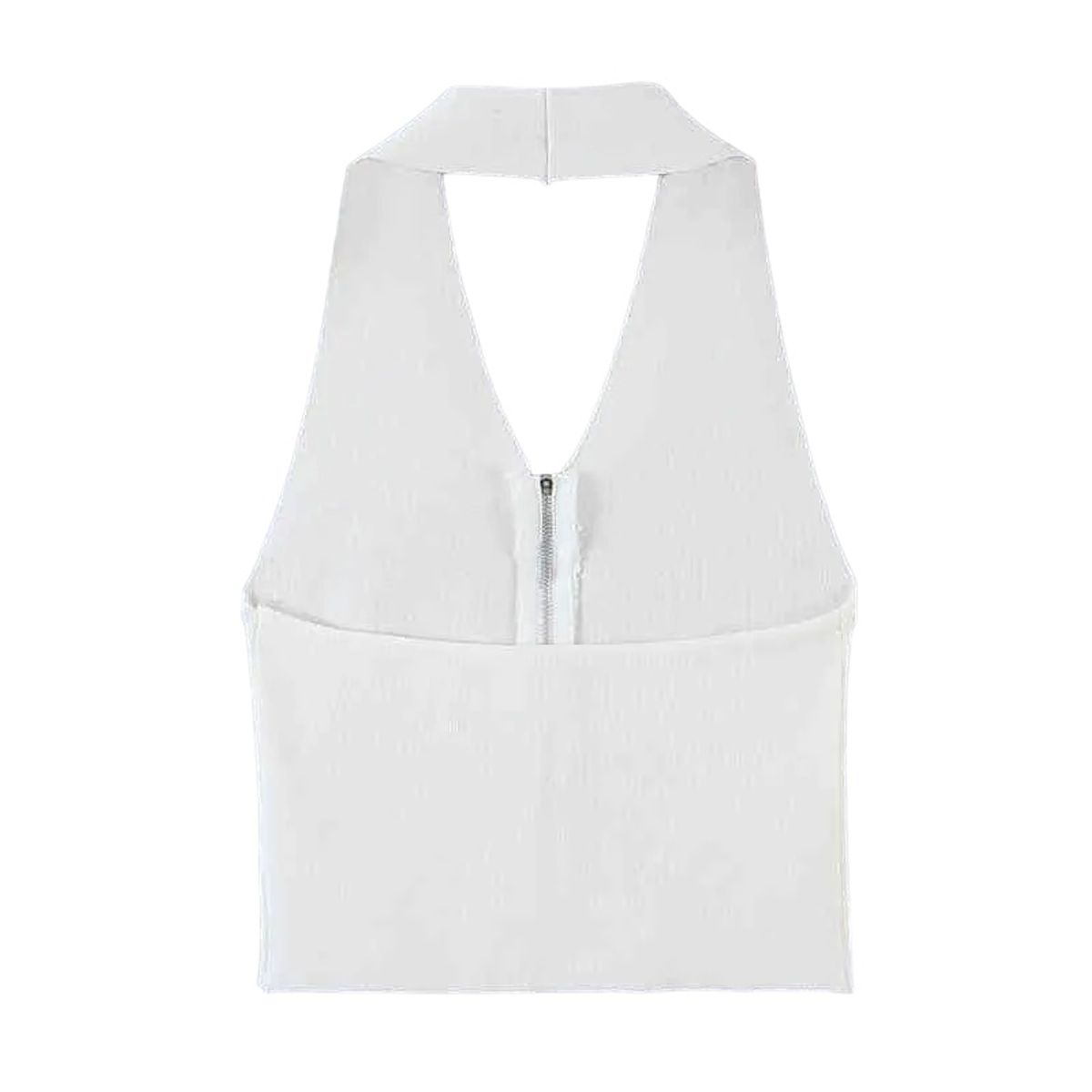 GARSIL - Crop Tops Con Cierre - Peto - Polera Corta Para Mujer