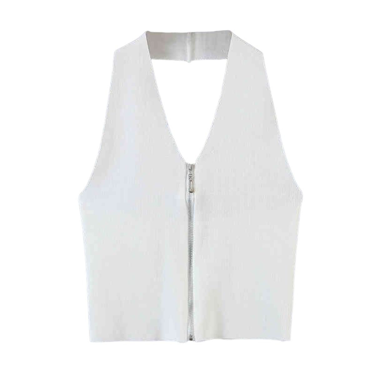 GARSIL - Crop Tops Con Cierre - Peto - Polera Corta Para Mujer