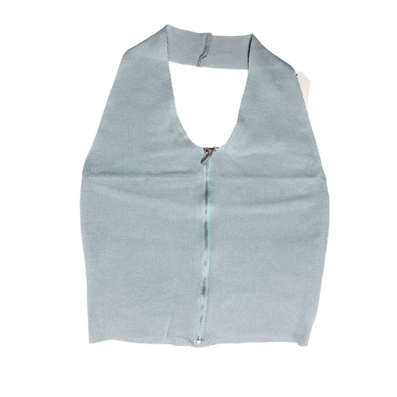 GARSIL - Crop Tops Con Cierre - Peto - Polera Corta Para Mujer