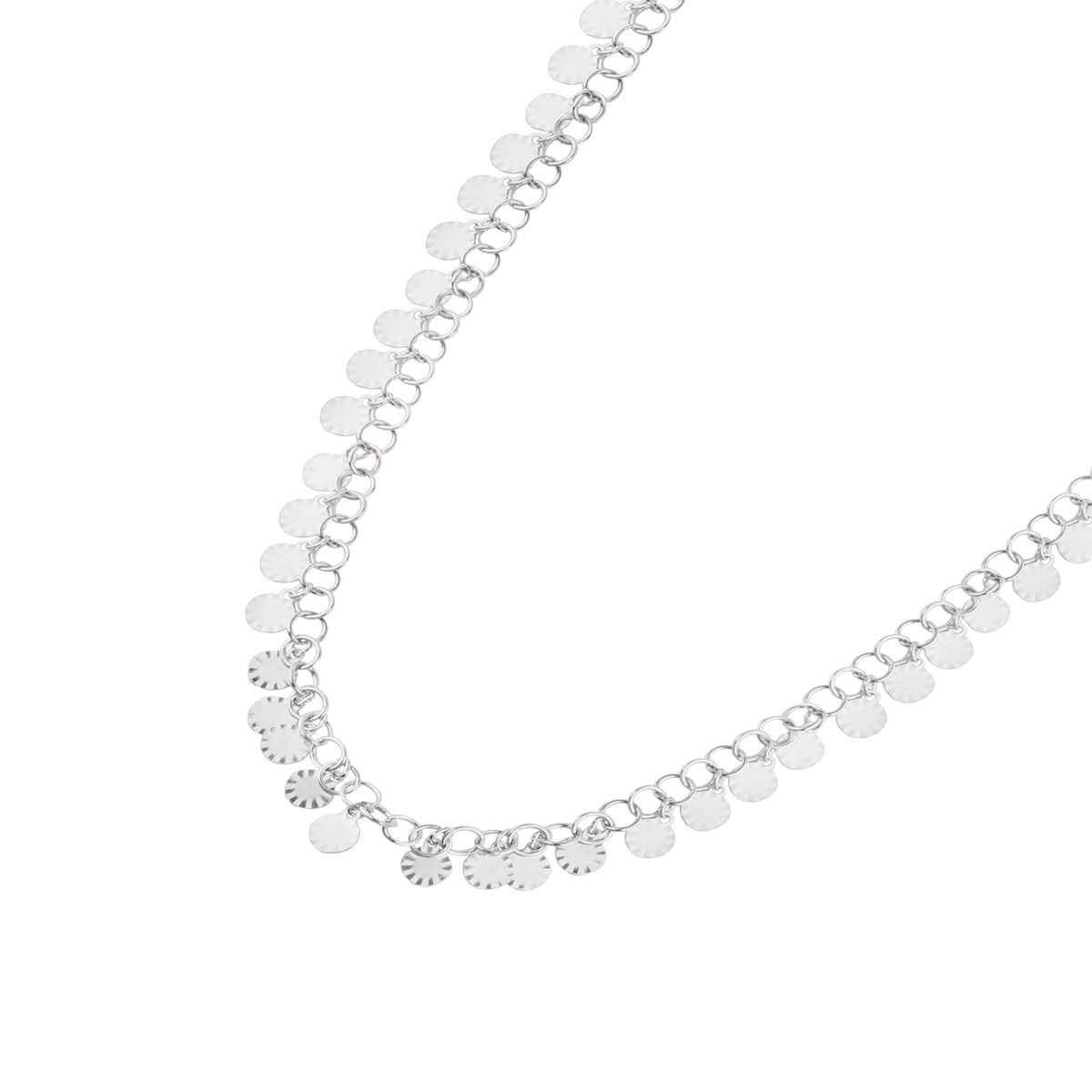 JB JOYAS BARON - Collar de Plata Esterlina 925 Rayito de Sol