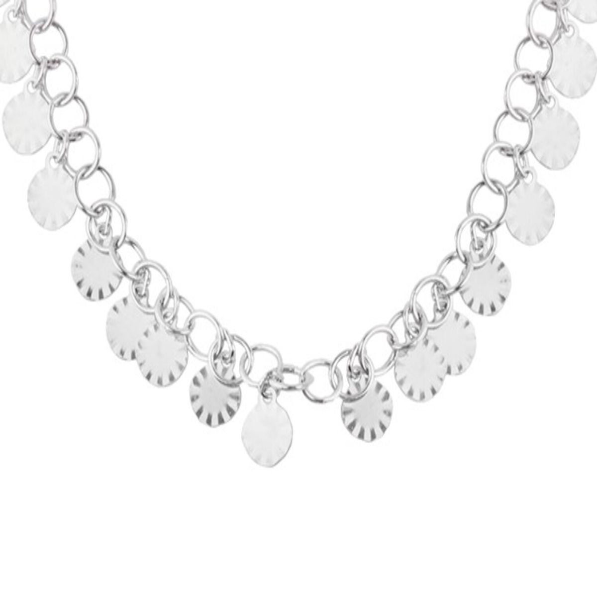 JB JOYAS BARON - Collar de Plata Esterlina 925 Rayito de Sol