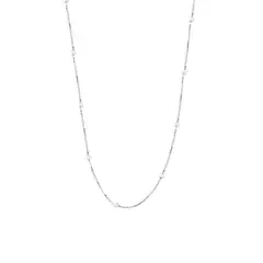 JB JOYAS BARON - Collar de Plata Esterlina 925 Pelotitas Separadas