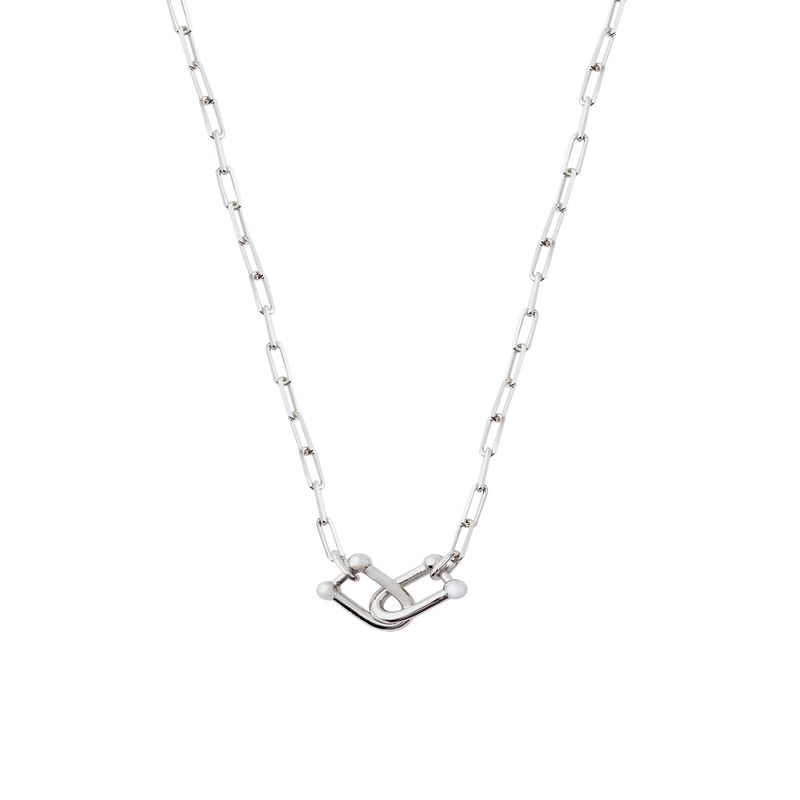 JB JOYAS BARON - Collar de Plata Esterlina 925 Enlazados 192