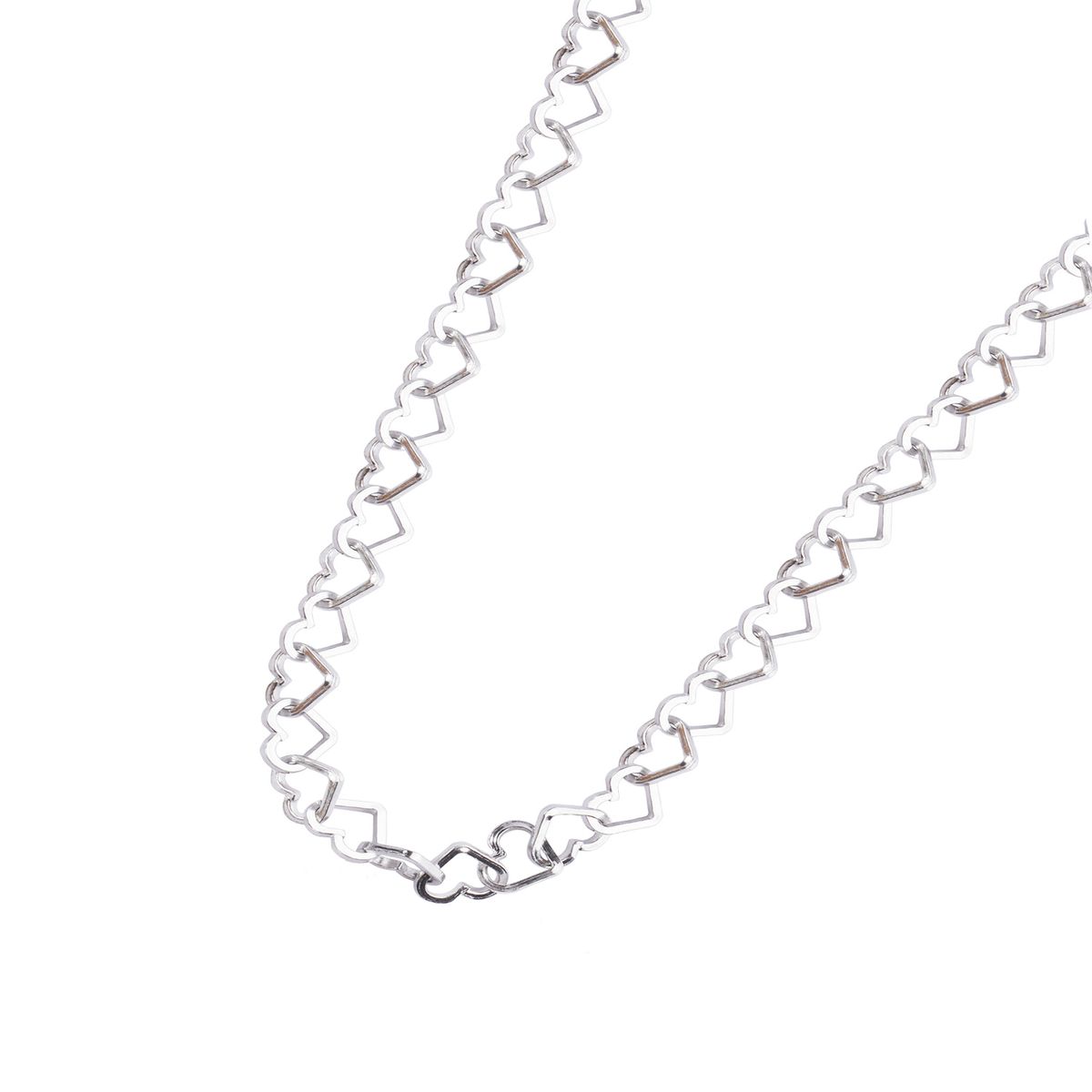 JB JOYAS BARON - Collar de Plata Esterlina 925 Corazones