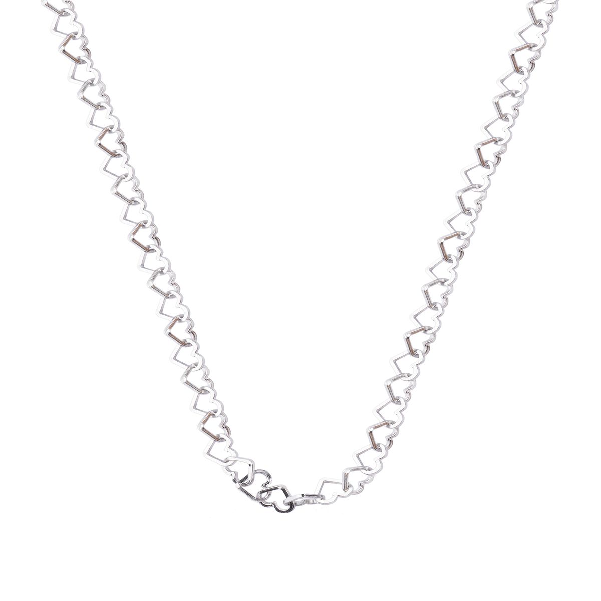 JB JOYAS BARON - Collar de Plata Esterlina 925 Corazones