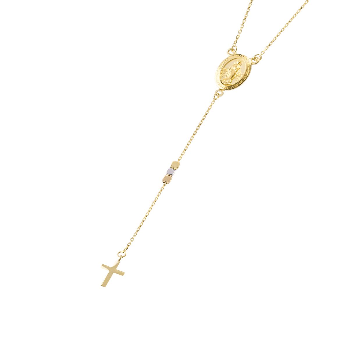 JB JOYAS BARON - Collar de Oro 18kt Virgen Maria