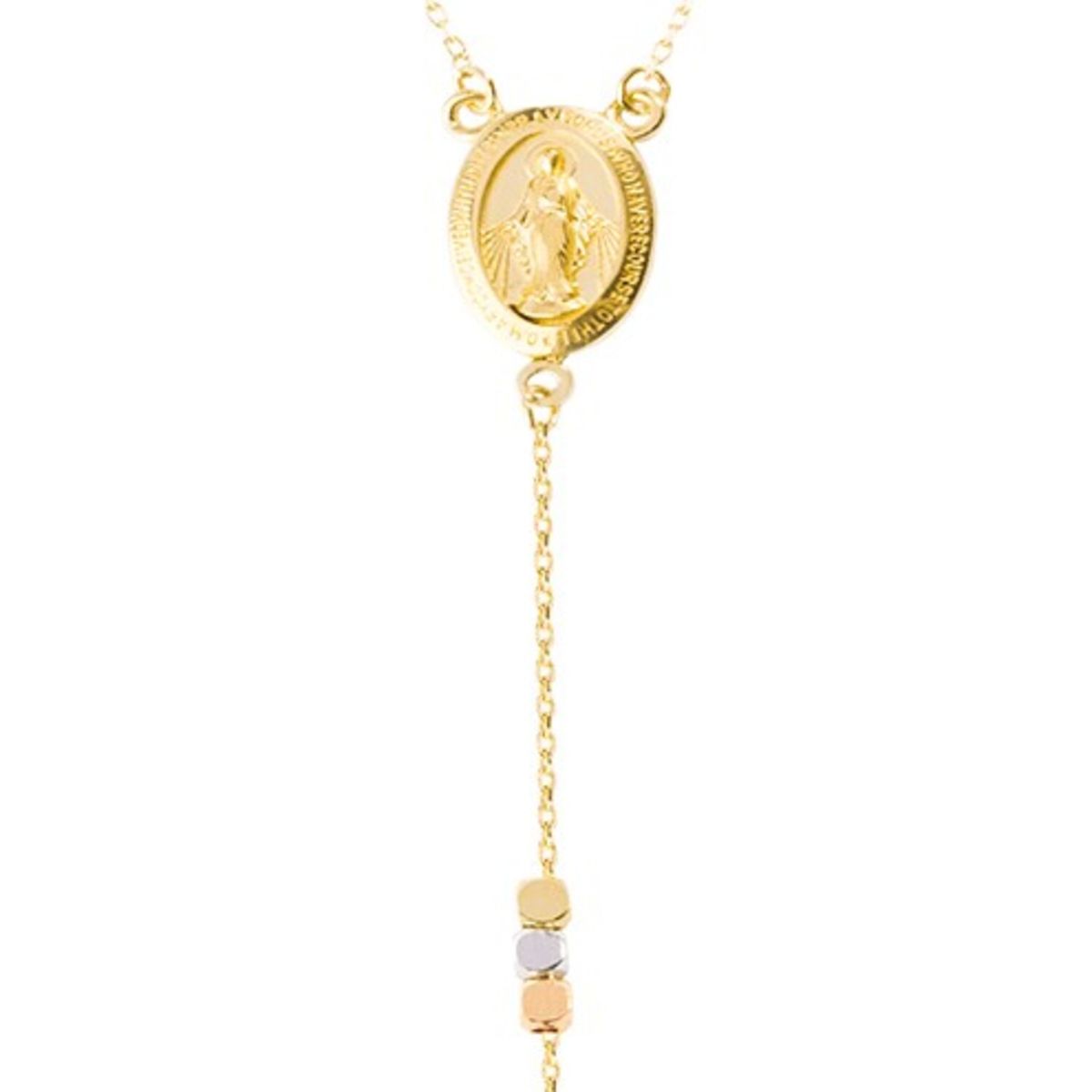 JB JOYAS BARON - Collar de Oro 18kt Virgen Maria