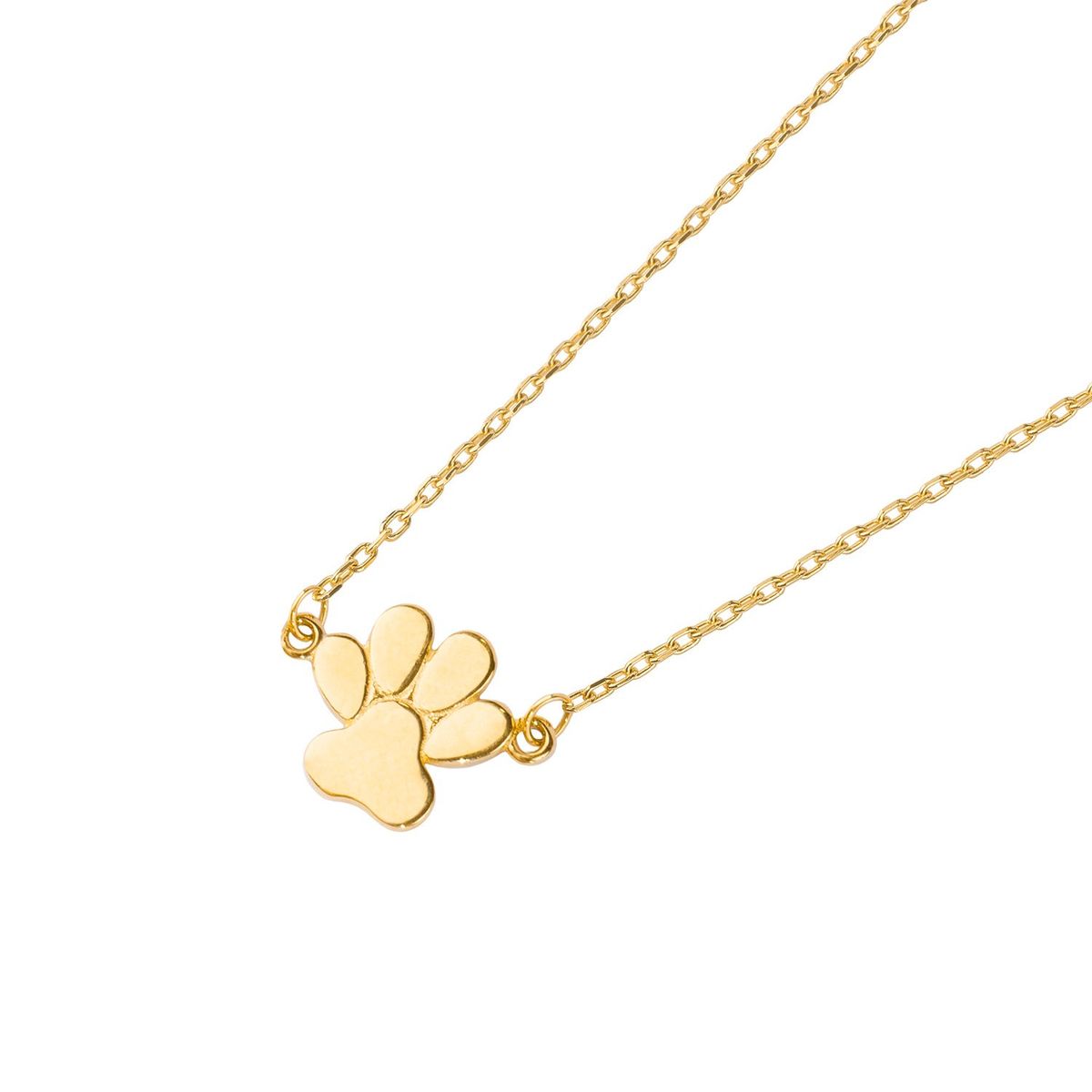 JB JOYAS BARON - Collar de Oro 18kt Patita de Perro