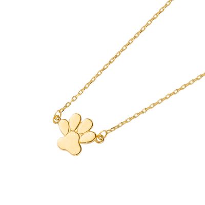 Imagen 2 del producto Collar de Oro 18kt Patita de Perro