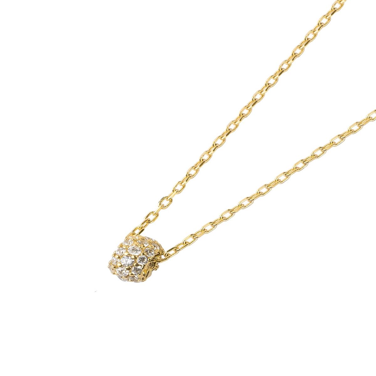 JB JOYAS BARON - Collar de Oro 18kt Rueda Circon