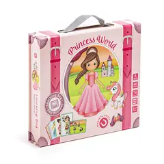 EUREKAKIDS - Maletín Magnético Princesas Del Mundo Eureka