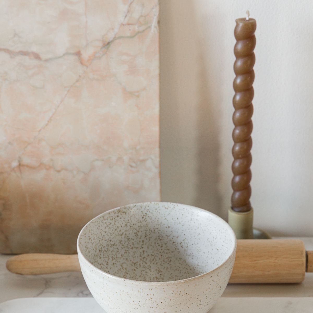 AMOBLE - Set 2 Velas Rosca Moka  Amoblé