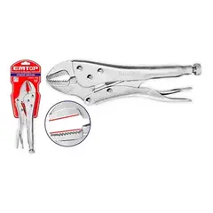 GENERICO - Alicate Caiman Presion Boca Recta 10 PuLG Emtop Elprsj1001