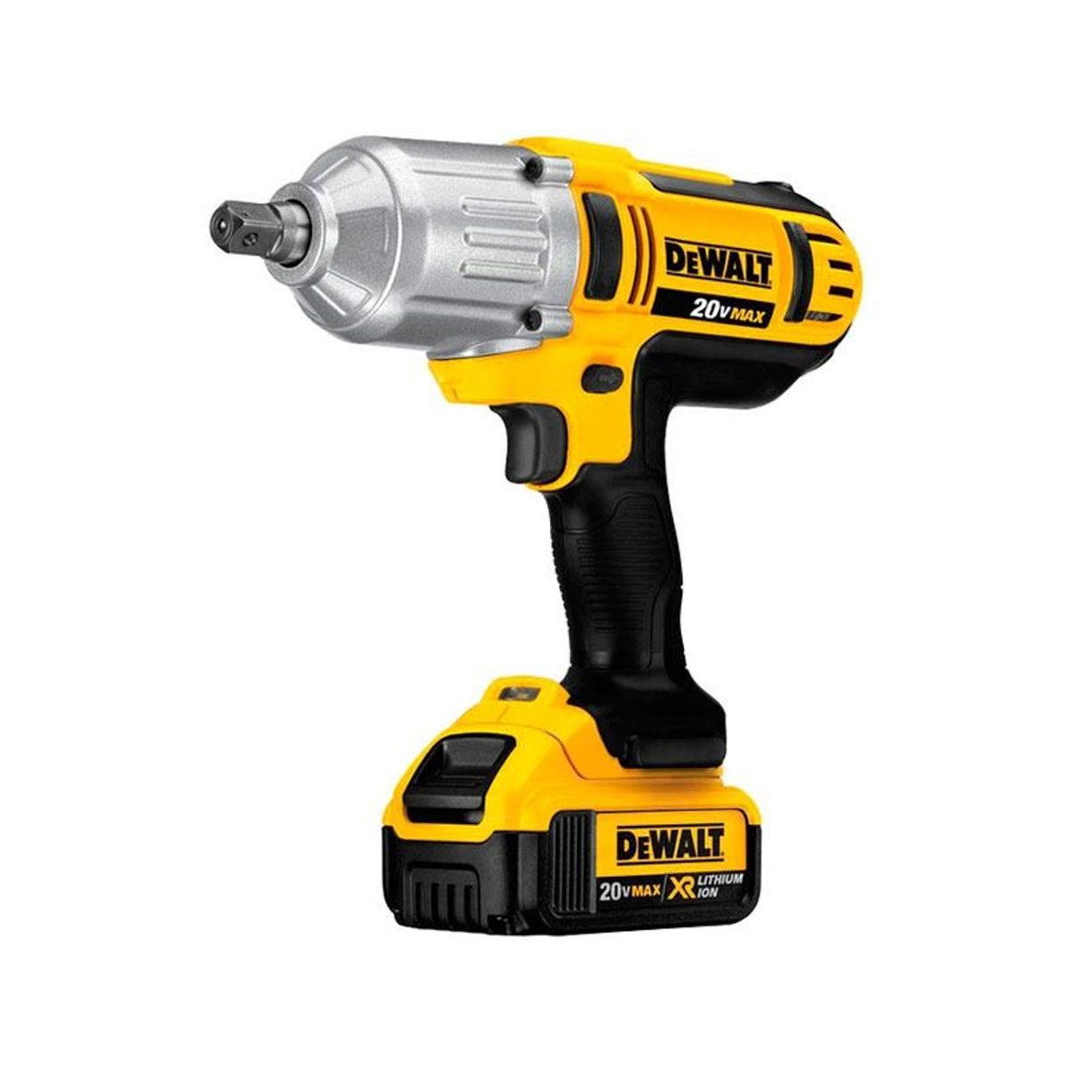 DEWALT - Llave de Impacto 20 V Litio-ion- 2 bat.3Ah+Cargador+Bolso
