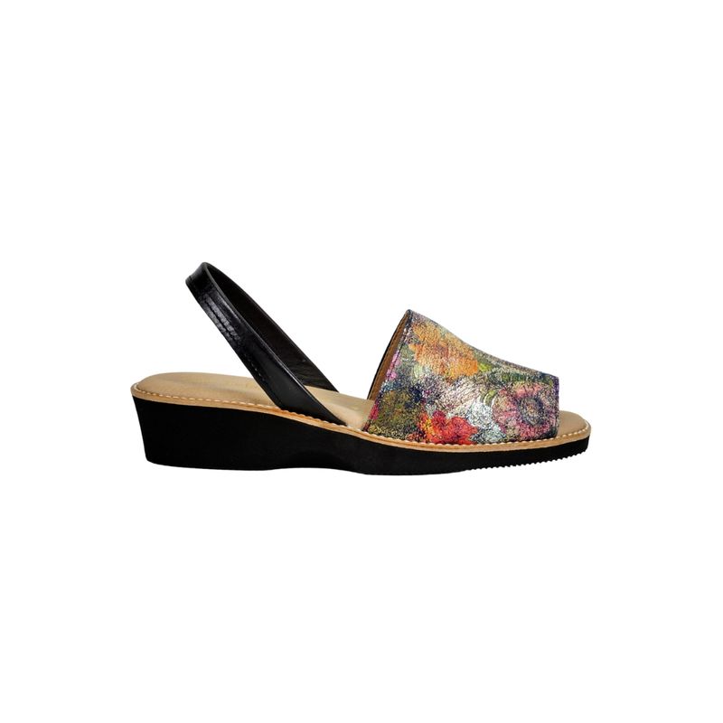 DEGAS - Sandalia Cuero Lizyl Negro multicolor DEGAS
