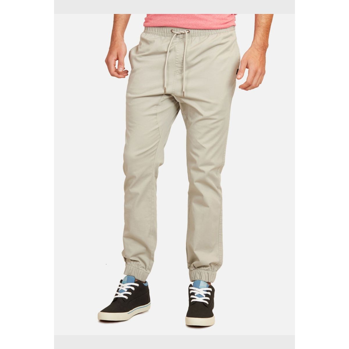 MAUI AND SONS - Pantalon Jogger Straight Pocket Beige Hombre Maui and sons