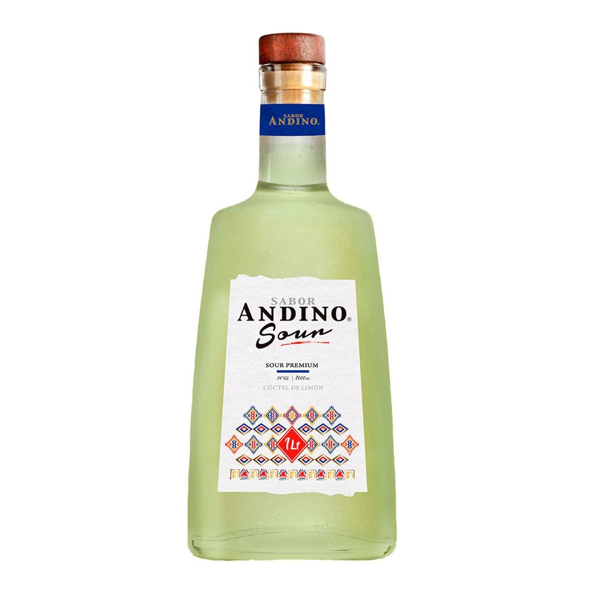 SABOR ANDINO - Pisco Sabor Andino Sour Limón 12° 1000Cc