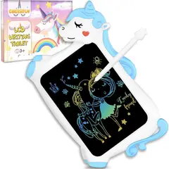 GENERICO - Pizarra Magica Led Infantil Diseño Unicornio.