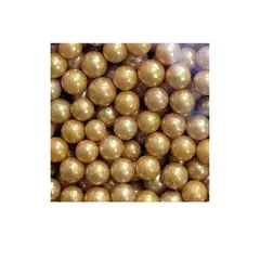 GENERICO - Sprinkles Perla Dorada Brillante 4mm Guttche 100grs