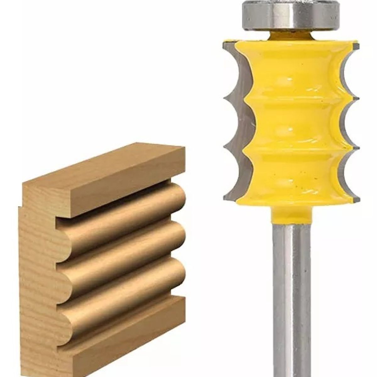 GENERICO - Fresa Madera Moldura Copiadora Tablero Toma ¼ Tenon